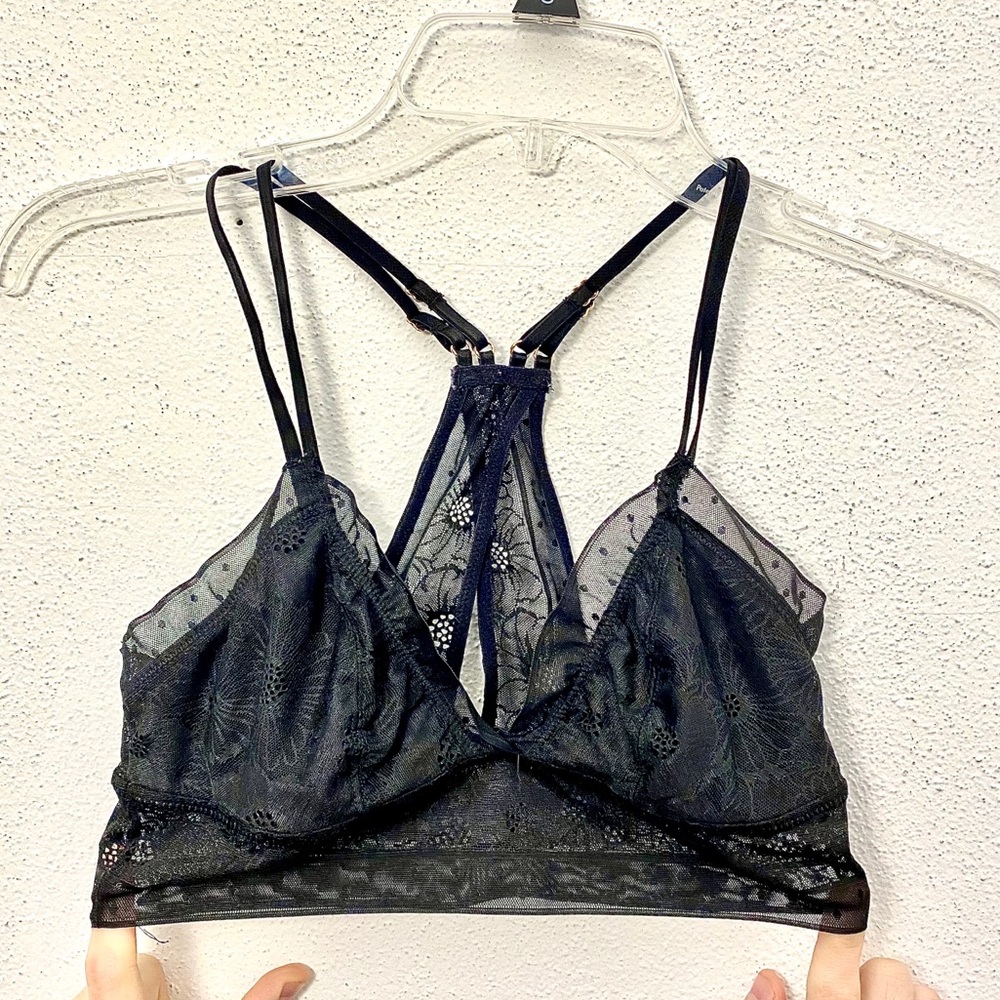 Aerie black lace bralette